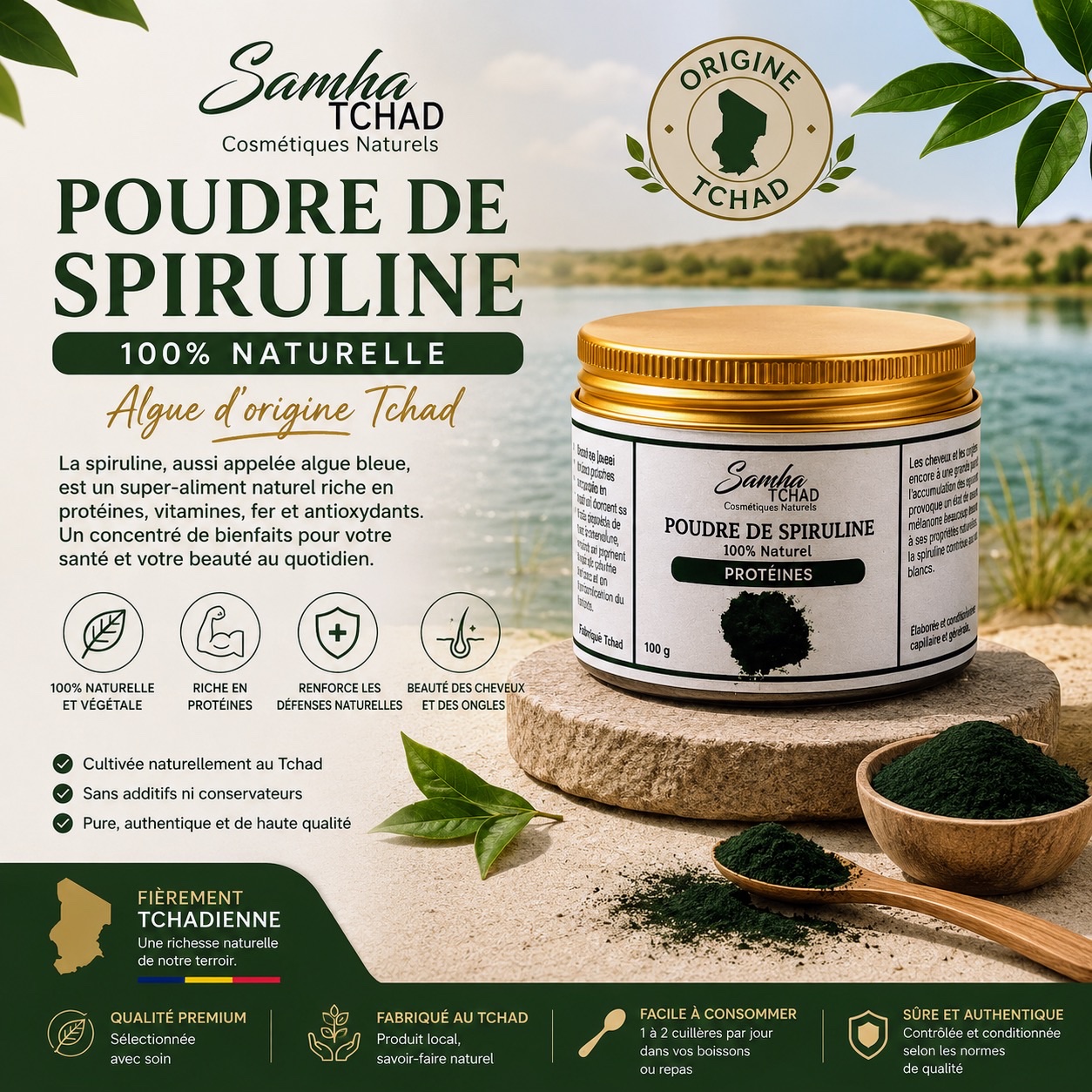 Spiruline bio 100g – Image 2