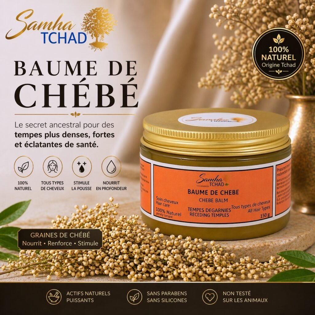 Baume de Chébé – Samha Tchad Cosmétique