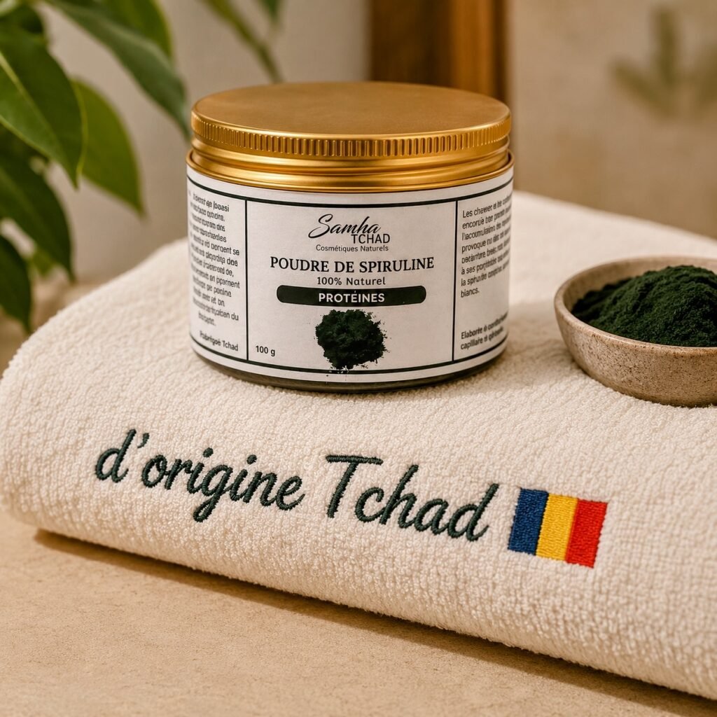 Spiruline naturelle d’origine du Tchad – Samha Tchad Cosmétique