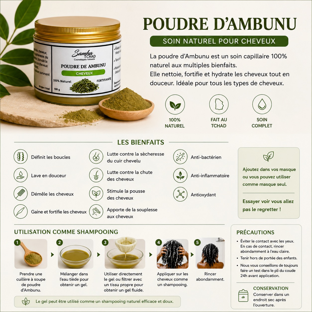 Poudre ambunu 100g – Image 2