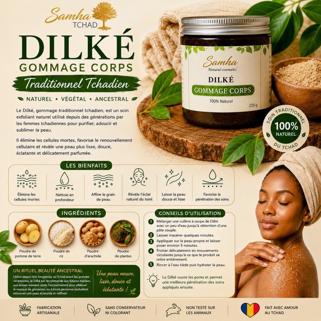 Soins naturels pour le corps – Samha Tchad Cosmétique