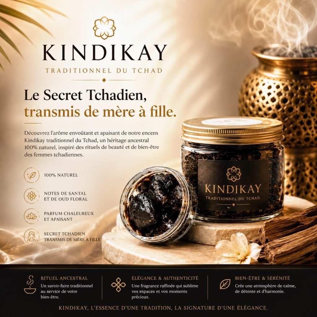 Encens tchadien Kindikaye – Samha Tchad Cosmétique