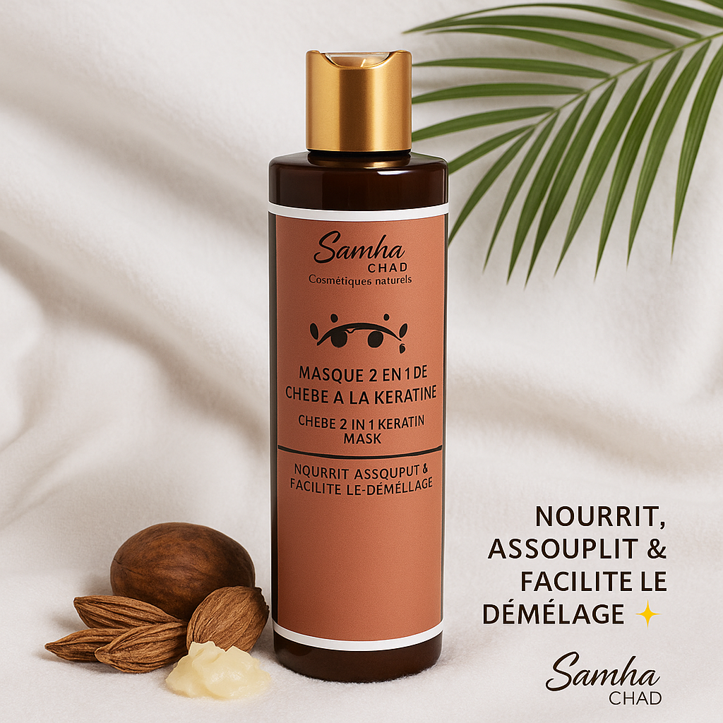 Masque de Chébé à la kératine 250g
